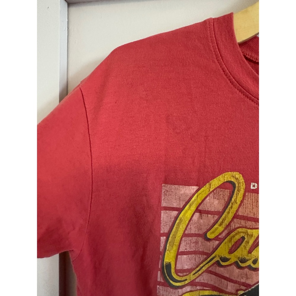 GM Official Licensed Chevrolet Camaro Graphic T-Shirt Red Detroit Power Large - Picture 6 of 7
